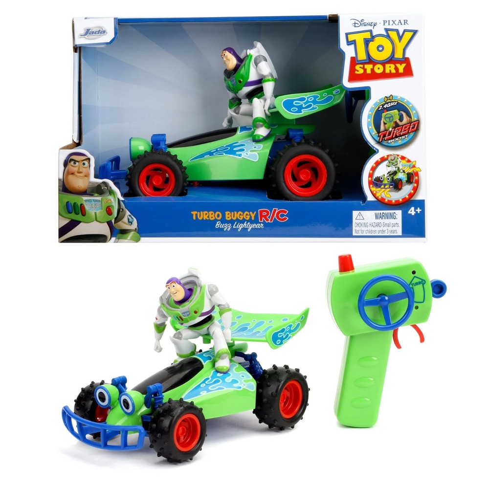 Disney Pixar Toy Story Turbo Buggy R/C Buzz Lightyear Remote Control Car 2.4 Ghz